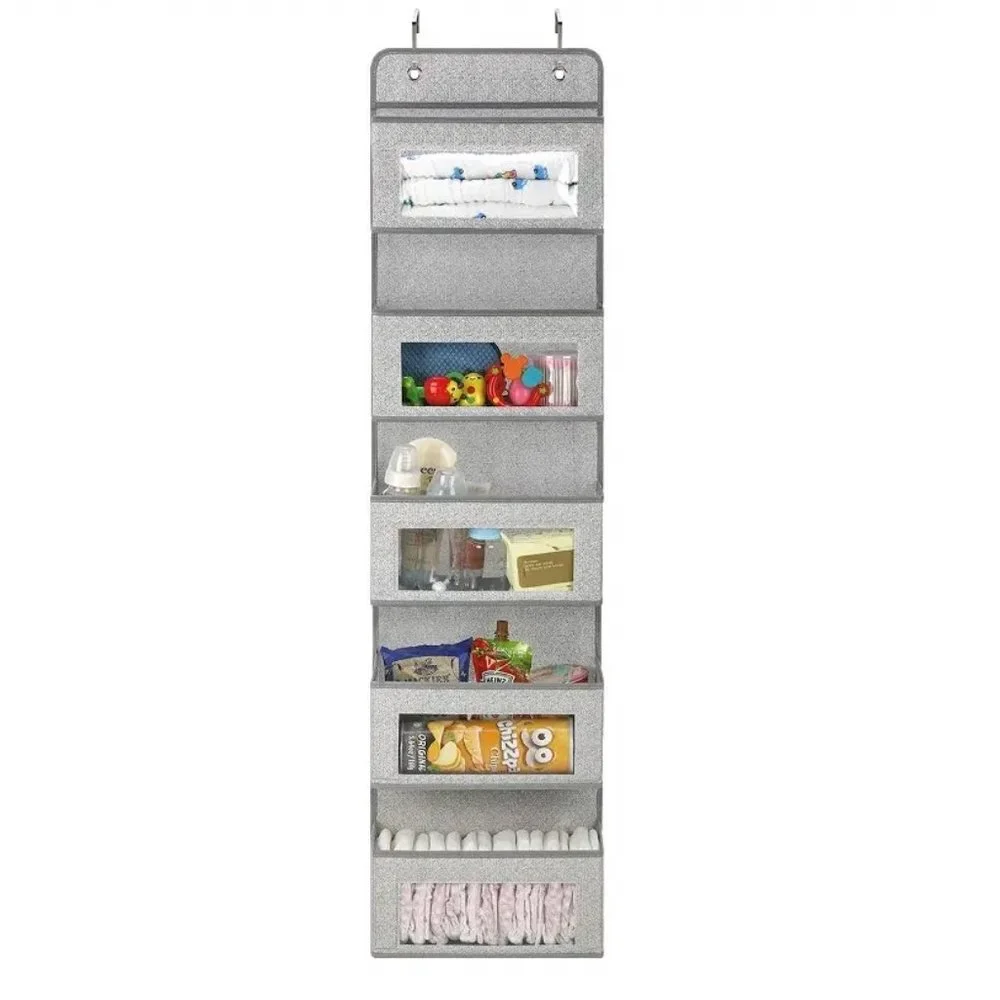 Over the Door Storage Hanging Organizer Closet Pantry Bathroom Playroom Classroo